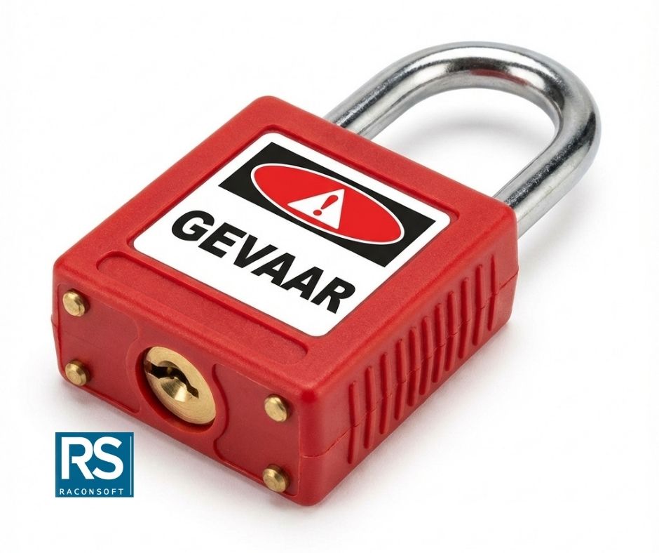 Safety Padlock met GEVAAR label