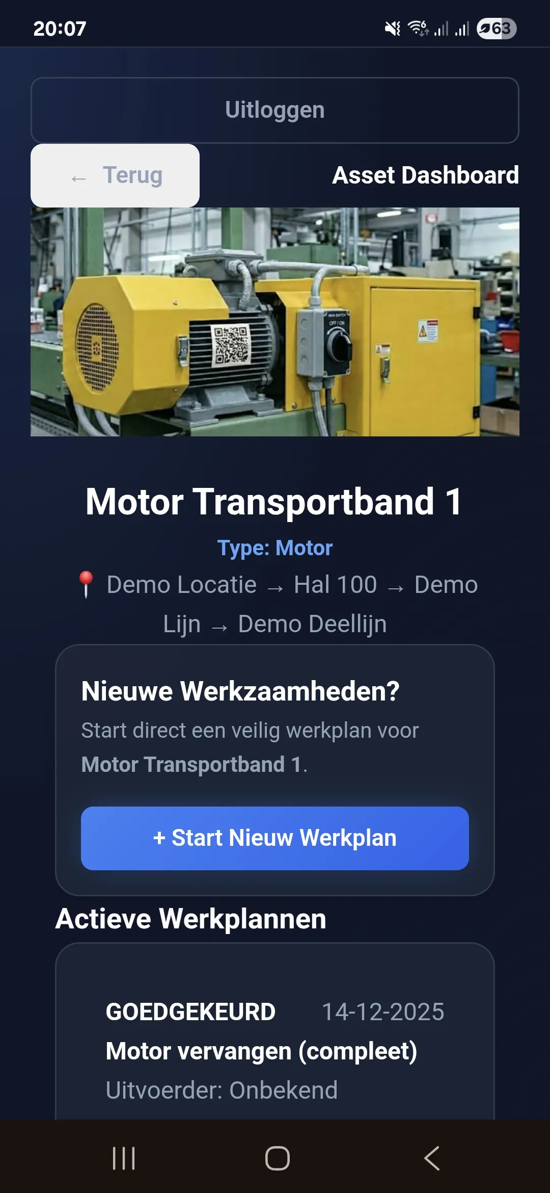 RaconWorks App Dashboard